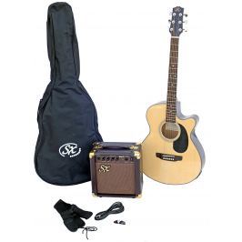 SX SA3 Electric Acoustic Kit Natural