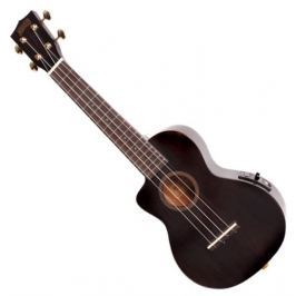 Mahalo Electric-Acoustic Concert Ukulele, Left-Handed, Trans. Black