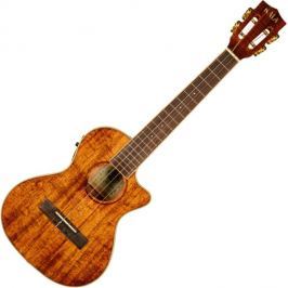 Kala KOA Series Tenor Ukulele with Cutaway EQ High Polish